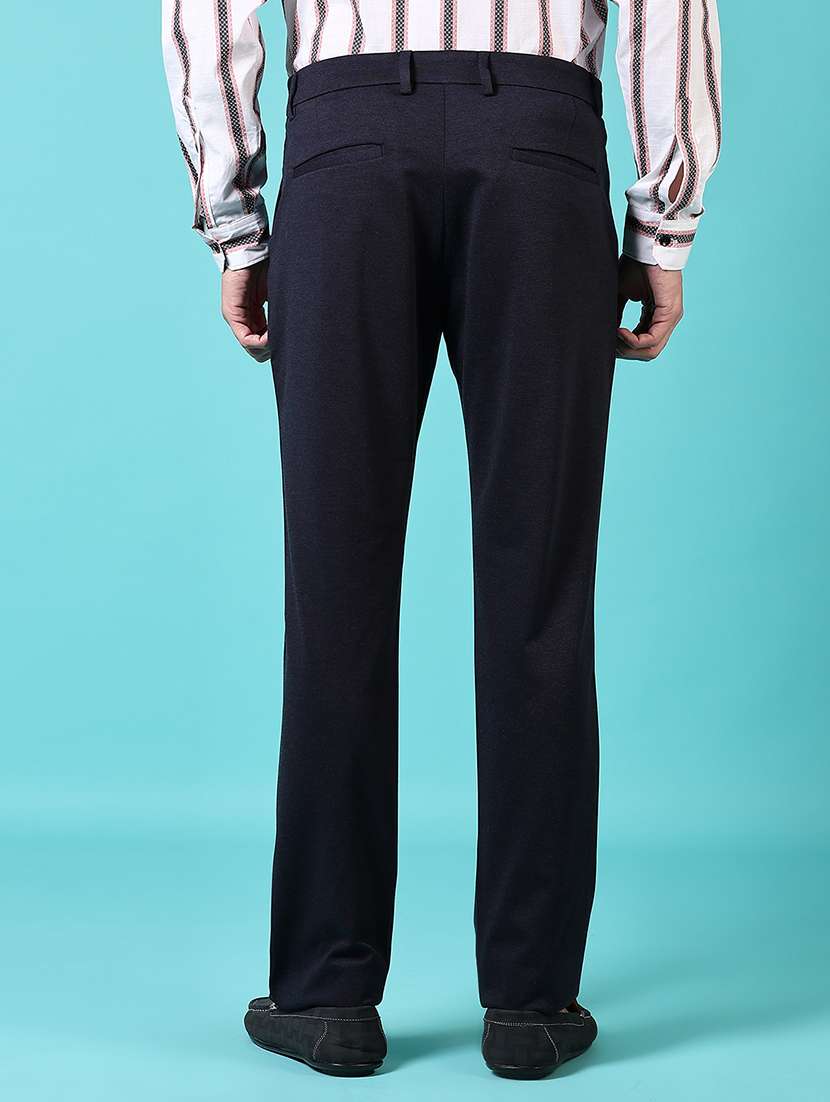 men solid flat front tailored trouser - 21677753 -  Standard Image - 3