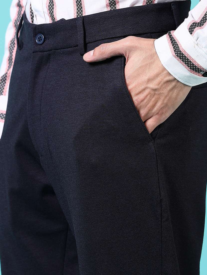 men solid flat front tailored trouser - 21677753 -  Standard Image - 5