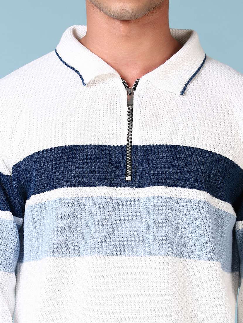 men long sleeves color block pullover - 21677915 -  Standard Image - 5