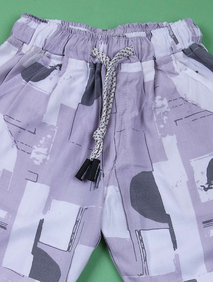 boys printed shirt & shorts set - 21677941 -  Standard Image - 3