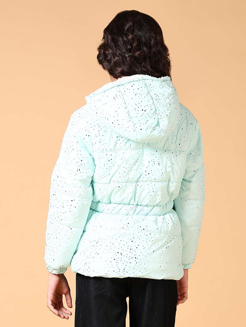 girls quilted long sleeve jacket - 21678108 -  Standard Image - 3