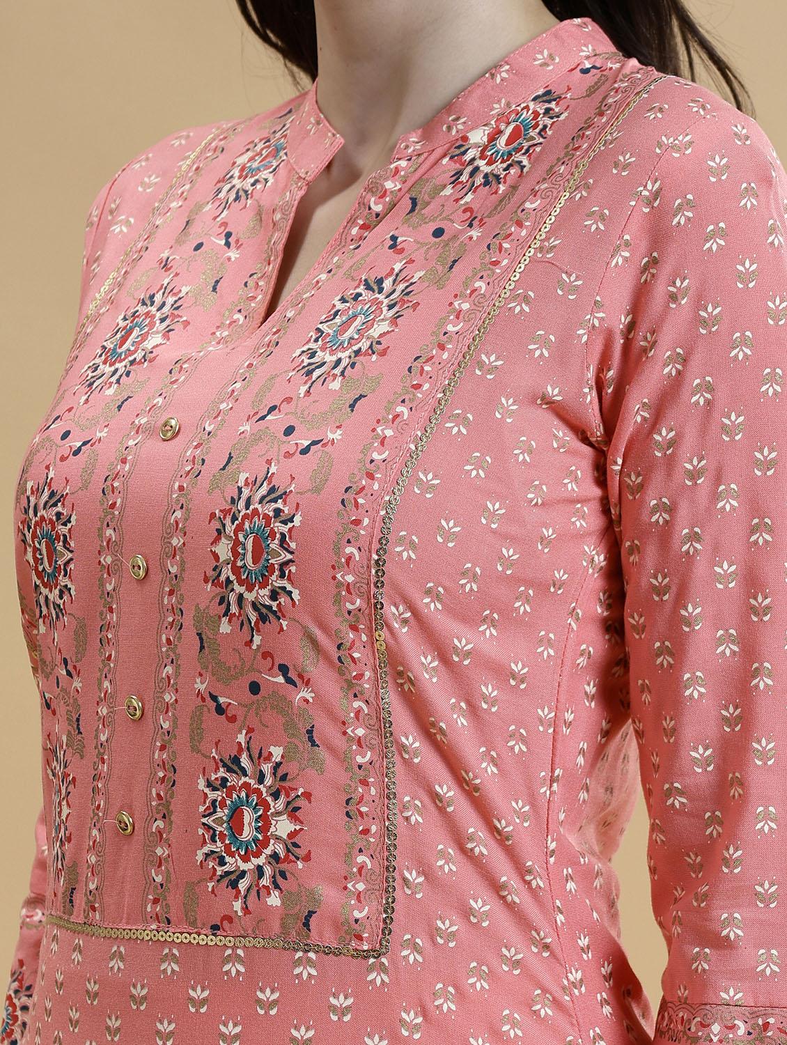 women three quarter sleeve suit set - 21678188 - Standard Image - 5