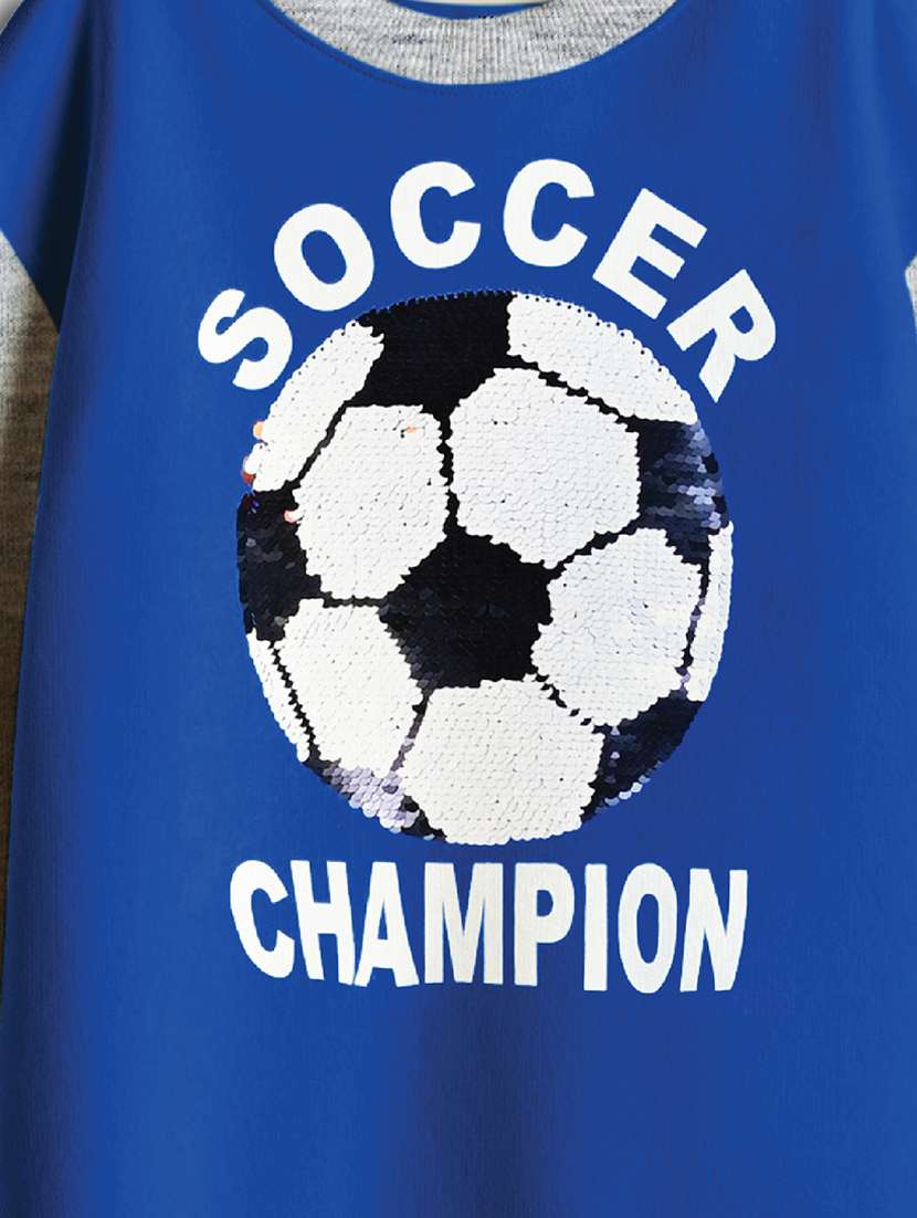 boys pack of 3 printed sweatshirt - 21678198 -  Standard Image - 5