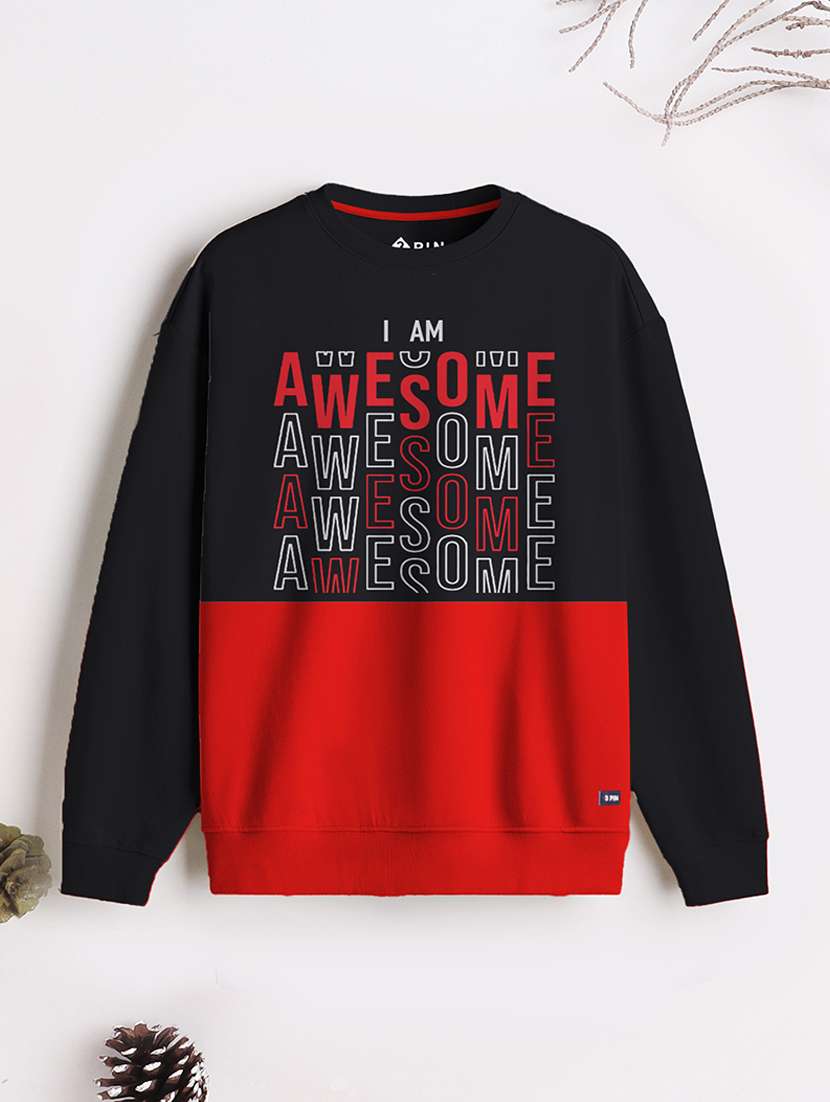boys pack of 3 printed sweatshirt - 21678201 - Standard Image - 3