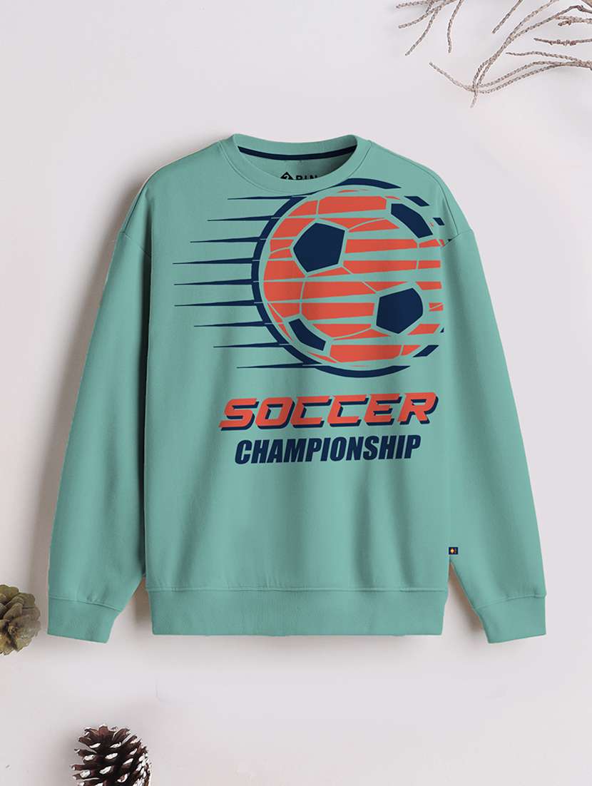 boys pack of 3 printed sweatshirt - 21678204 -  Standard Image - 3