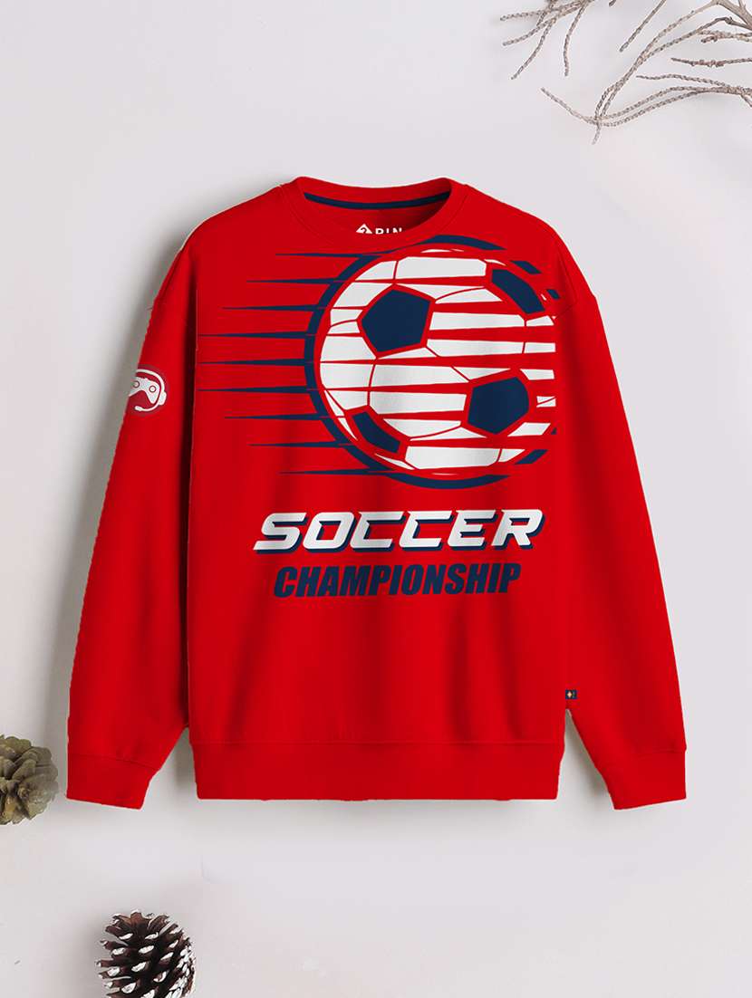 boys pack of 3 printed sweatshirt - 21678205 - Standard Image - 3