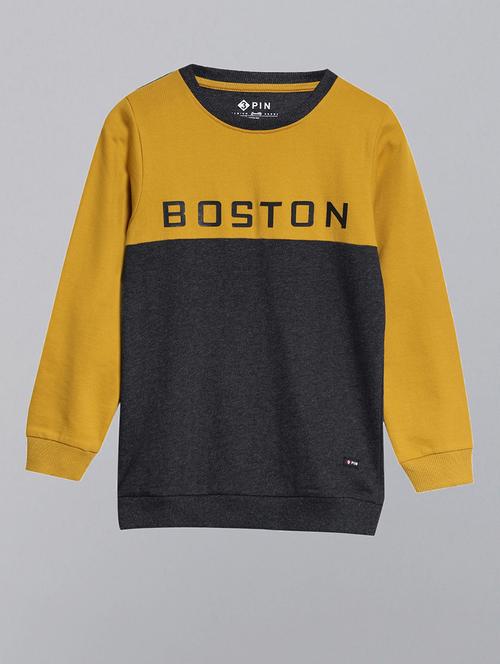 kids long sleeves color block sweatshirt - 21678214 - Standard Image - 0
