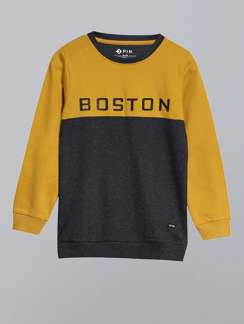 kids long sleeves color block sweatshirt - 21678214 - Zoom Image - 0