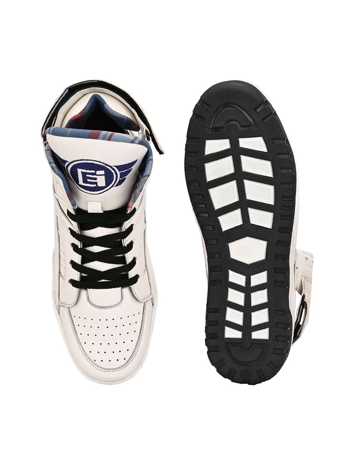 men white lace up sneakers - 21678344 - Standard Image - 5