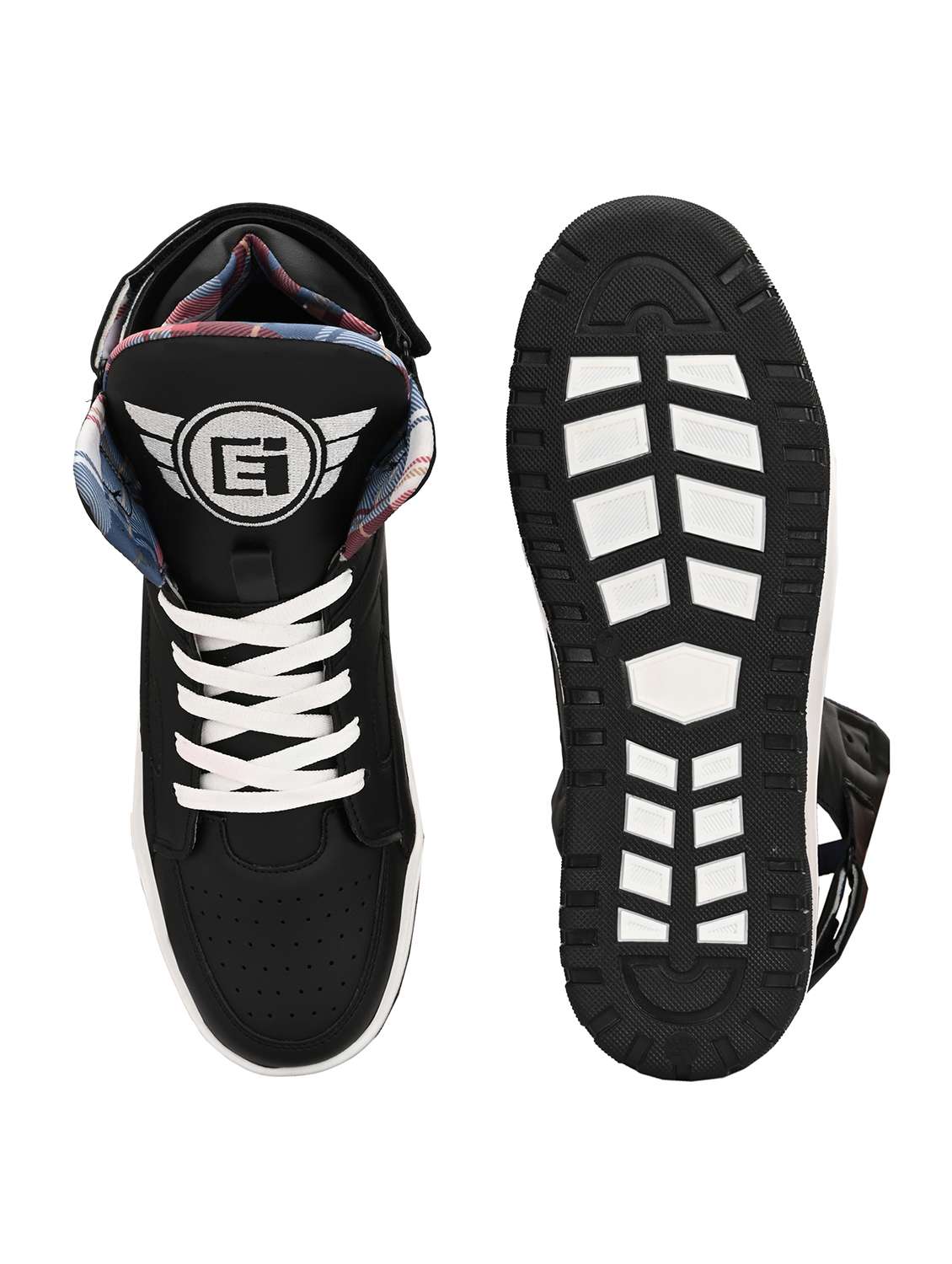 men black lace up sneakers - 21678345 - Standard Image - 5