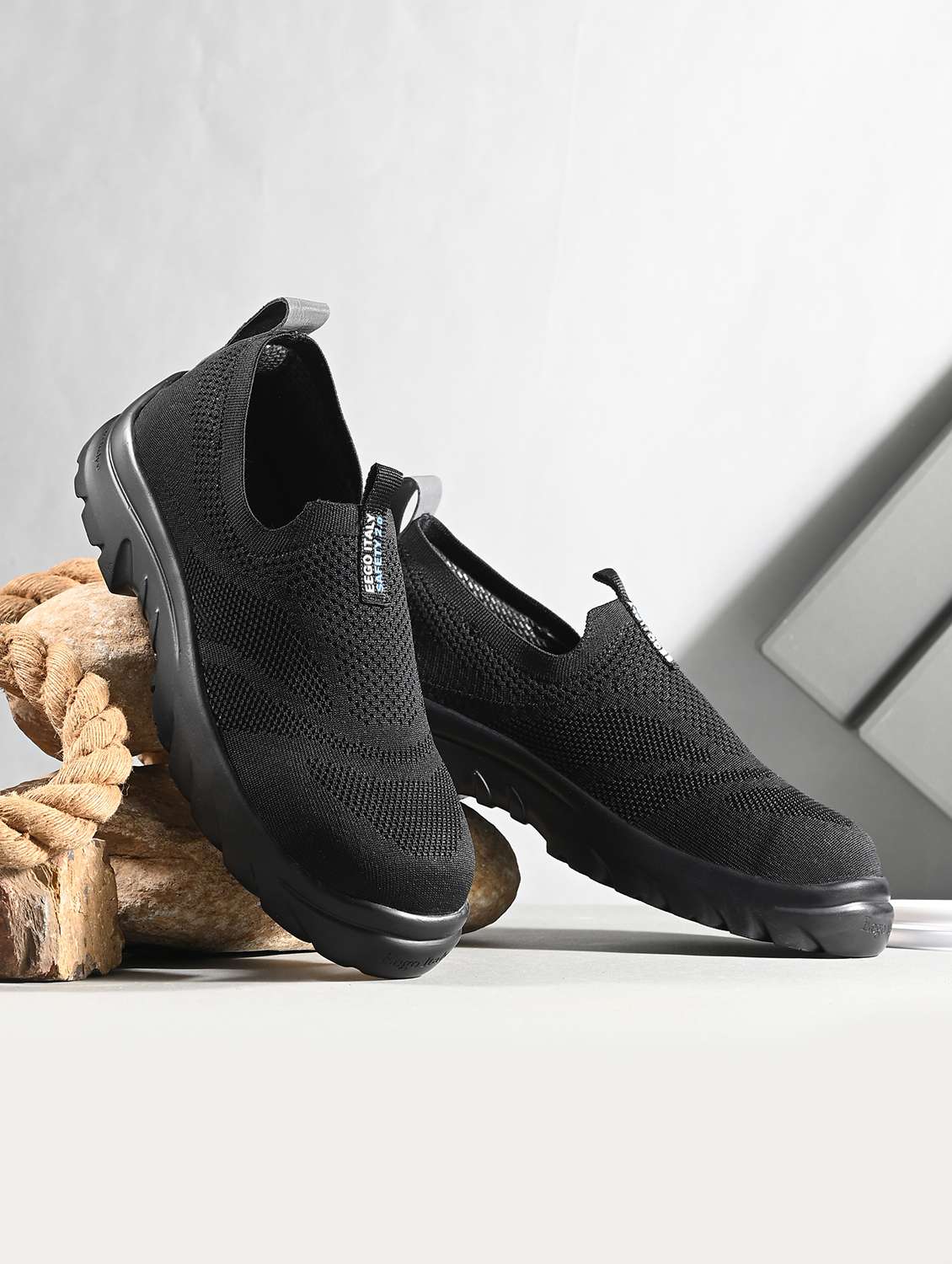 men black slip on sport shoe