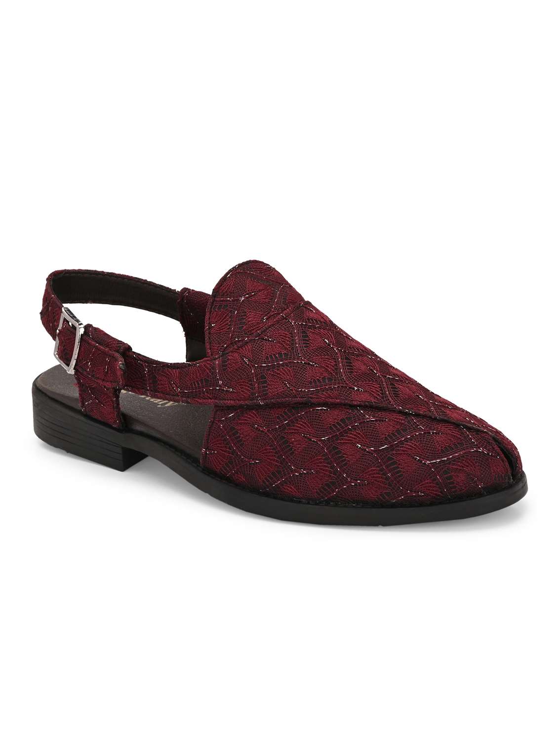 men textured back strap sandal - 21678359 -  Standard Image - 3
