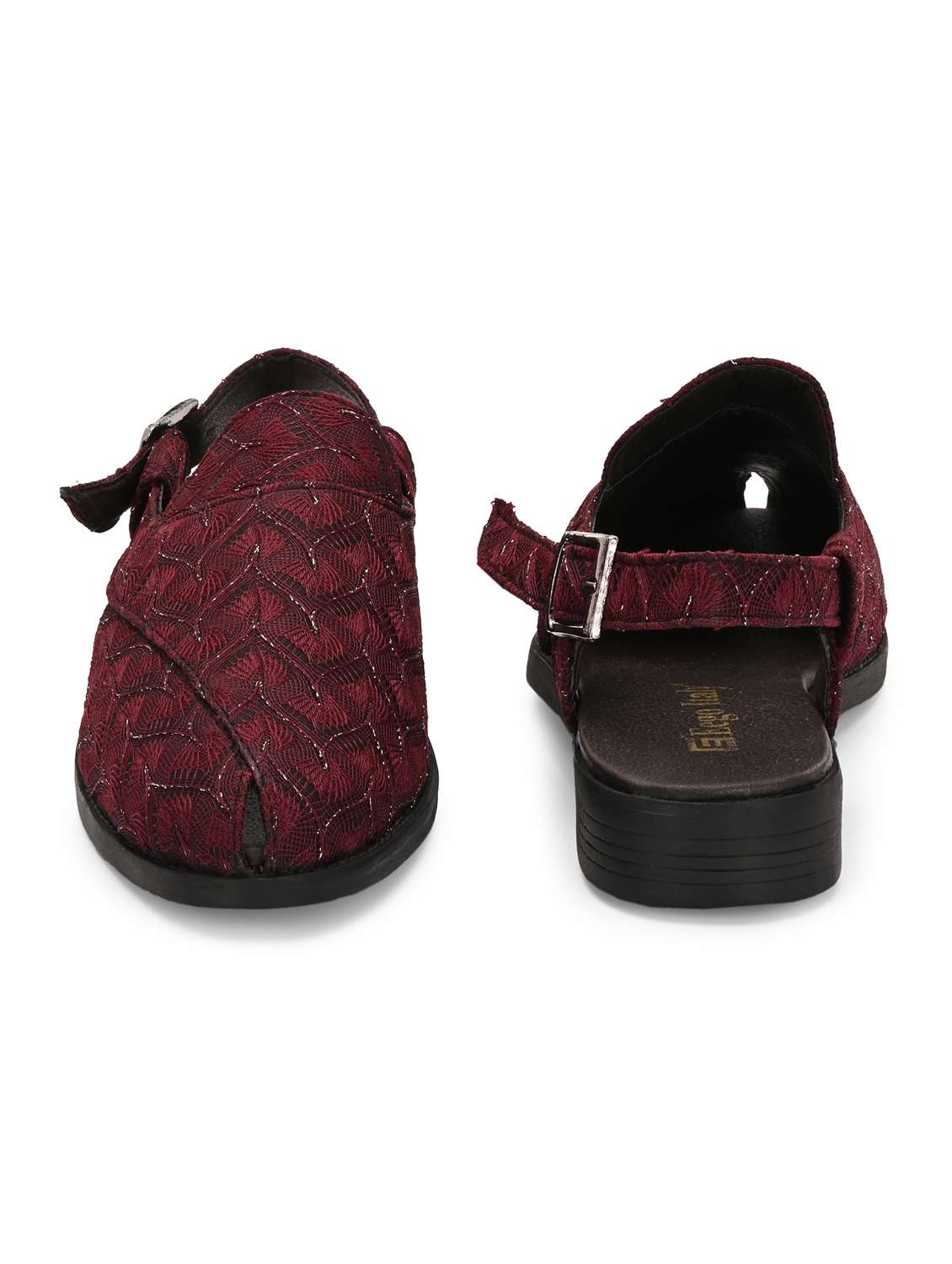 men textured back strap sandal - 21678359 -  Standard Image - 5
