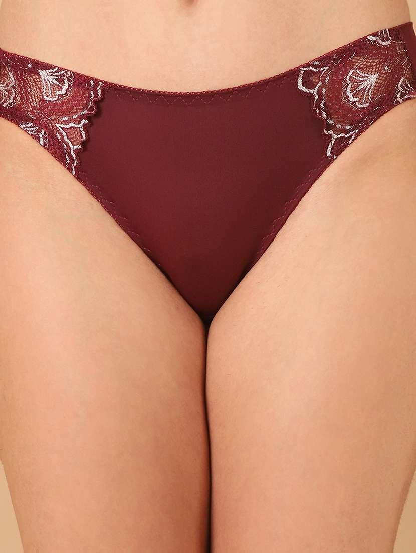 women solid mid rise bikini panty - 21678370 - Standard Image - 5