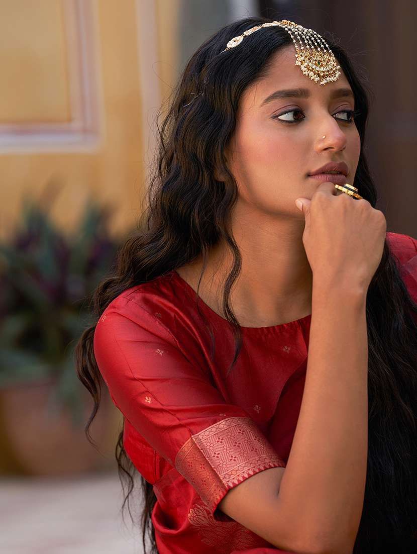 women self design kanjivaram saree with blouse - 21678709 -  Standard Image - 3