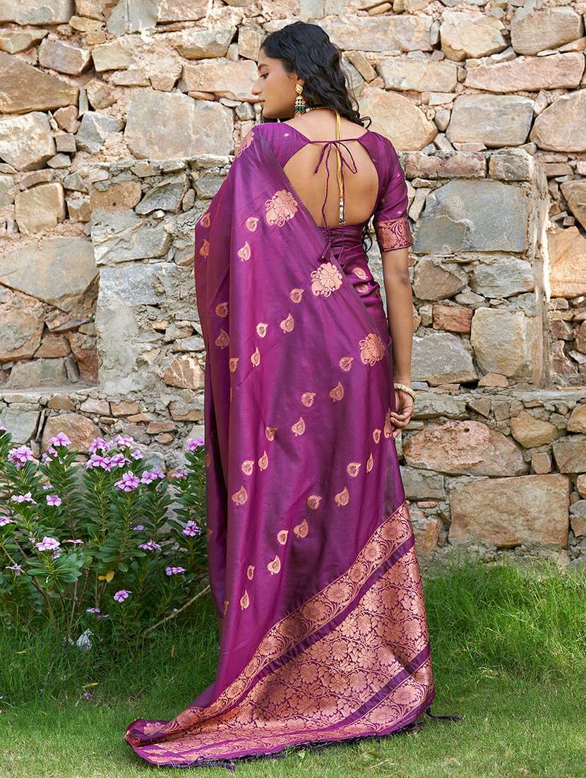 women self design kanjivaram saree with blouse - 21678711 - Standard Image - 3
