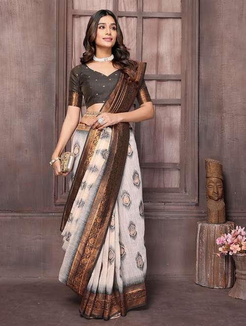 women self design kanjivaram saree with blouse - 21678762 - Standard Image - 0