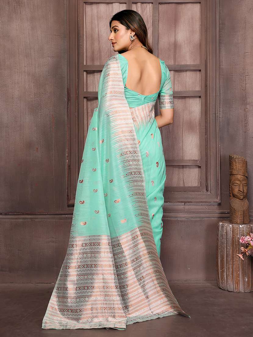 women self design banarasi saree with blouse - 21678797 - Standard Image - 3