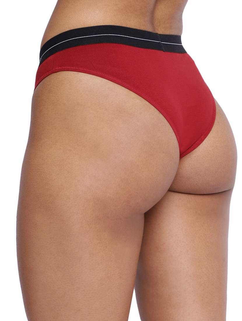 women plain low rise bikini panty - 21679319 -  Standard Image - 3
