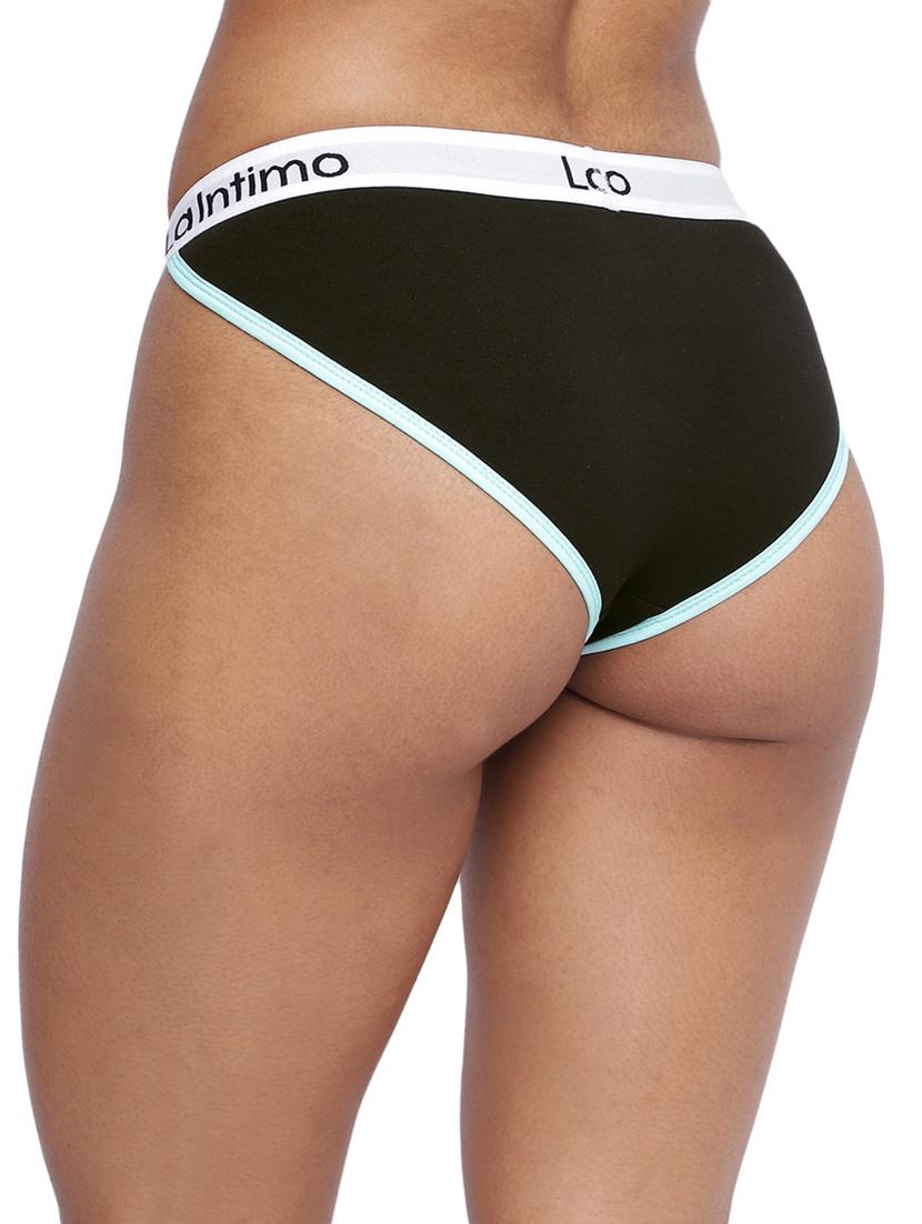 women plain low rise bikini panty - 21679324 - Standard Image - 3