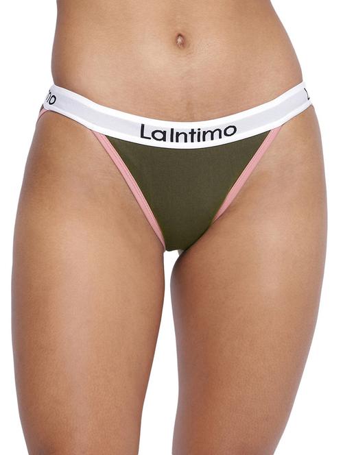 women plain low rise bikini panty - 21679327 -  Standard Image - 0