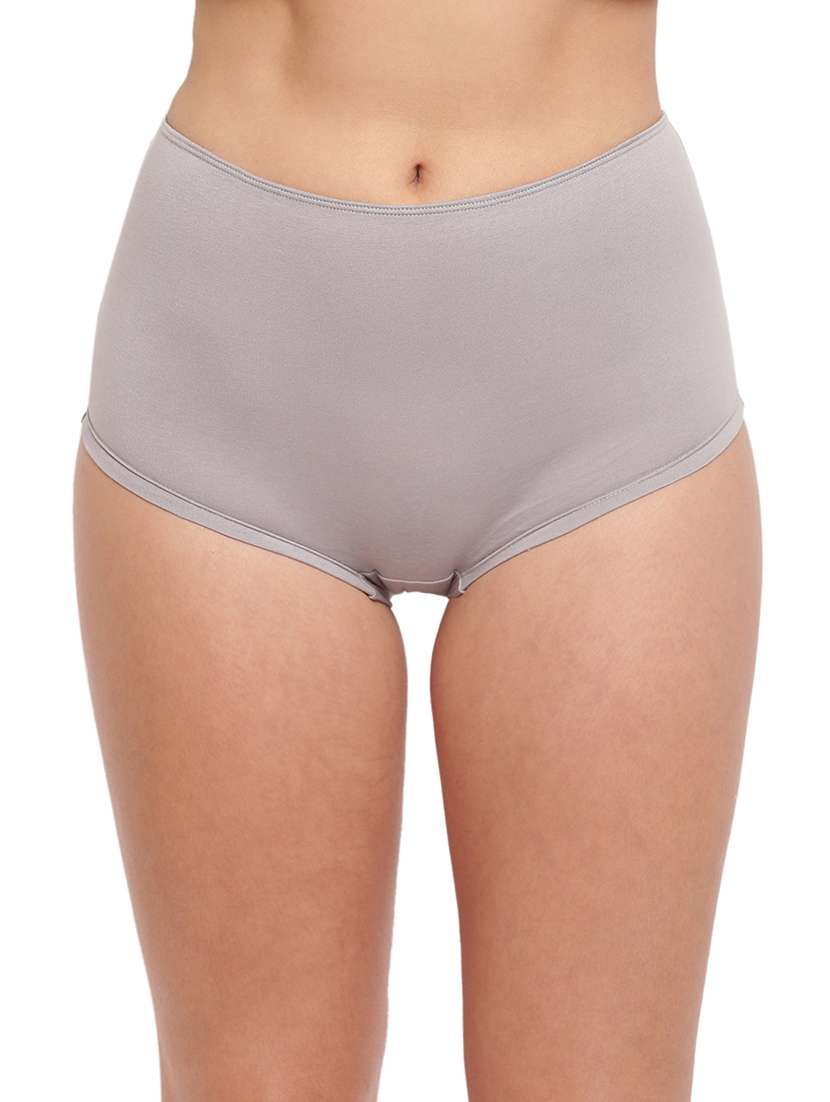 women plain mid rise boy shorts panty