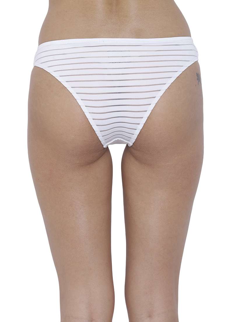 women solid low rise bikini combo - 21679358 -  Standard Image - 3