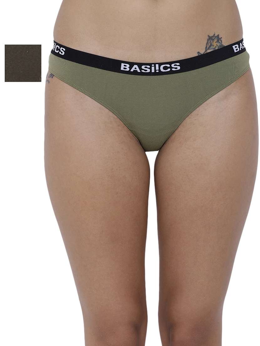 women solid low rise bikini combo