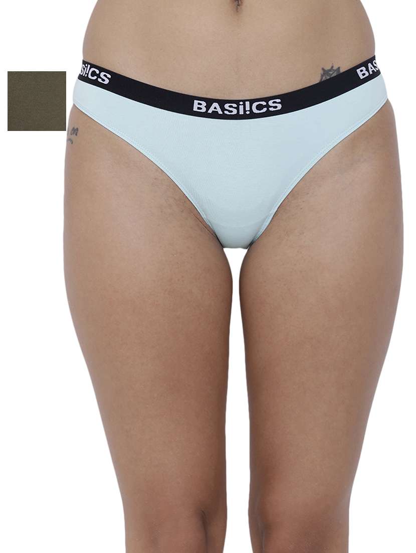 women solid low rise bikini combo