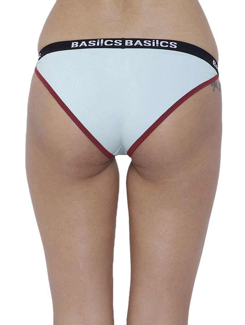women solid low rise bikini combo - 21679371 -  Standard Image - 3