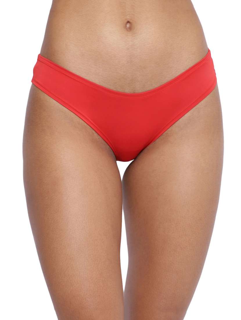 women solid low rise bikini combo - 21679378 -  Standard Image - 3