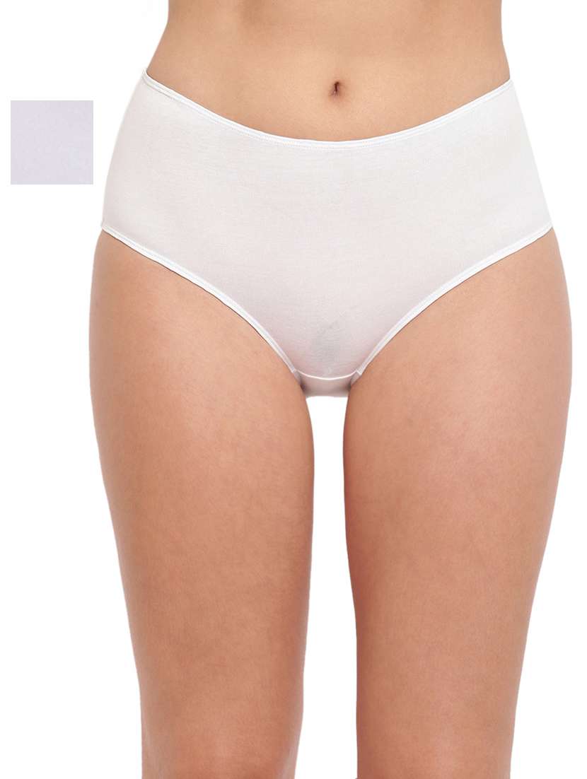 women solid mid rise panty combo