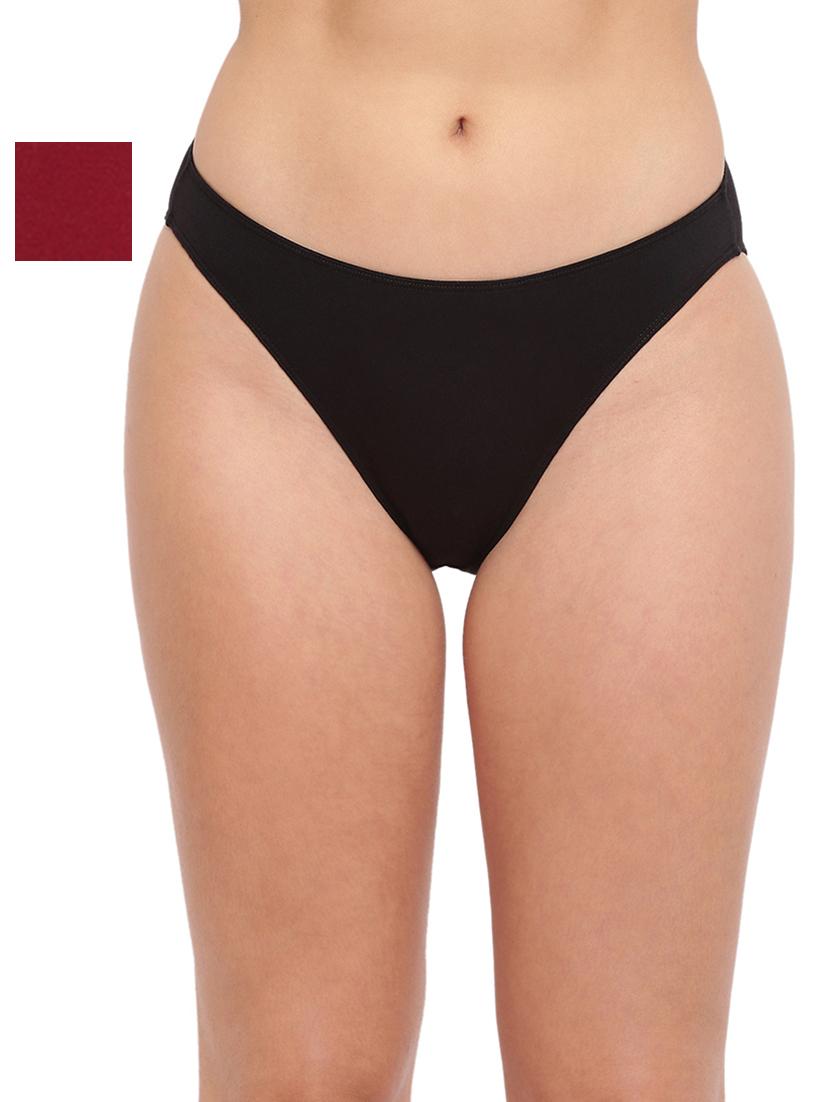 women solid mid rise panty combo - 21679392 -  Zoom Image - 0