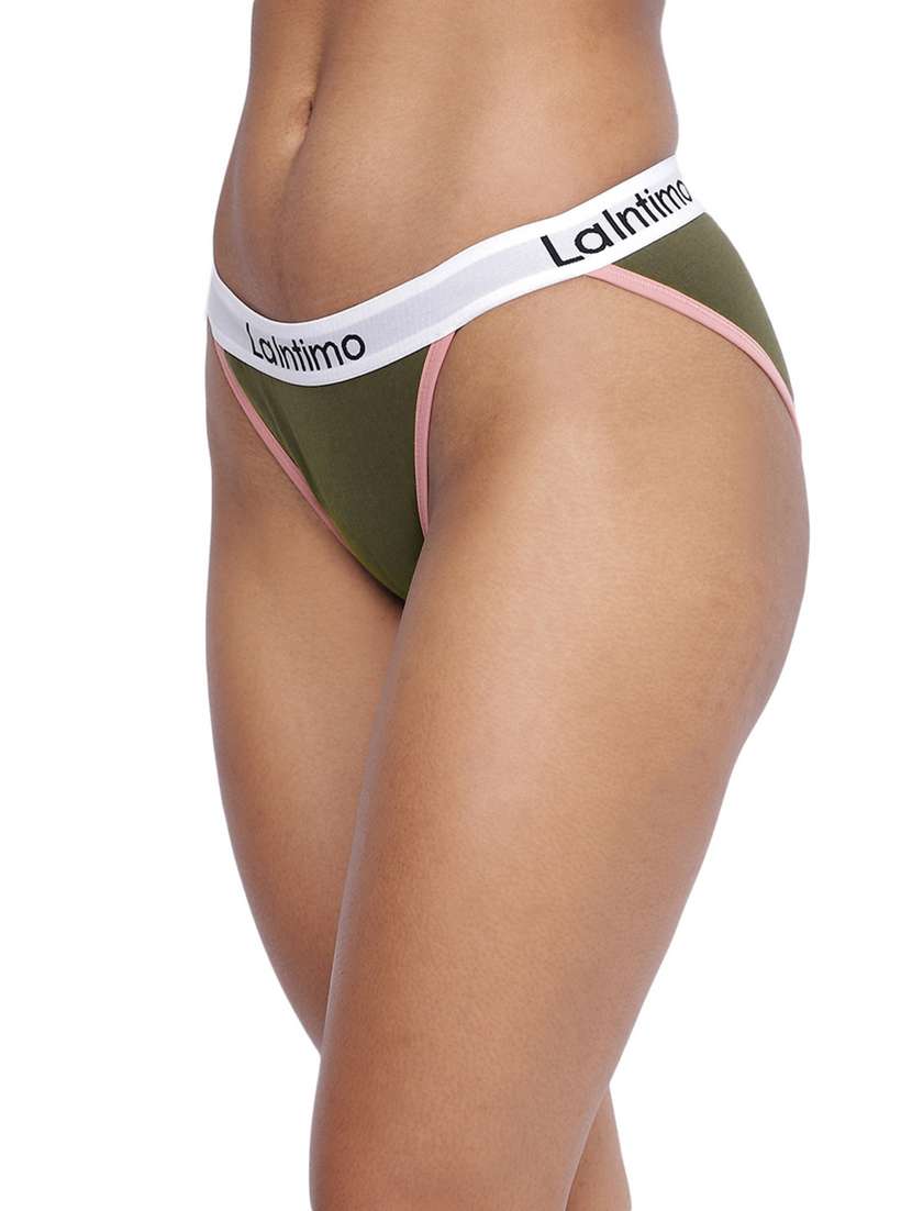 women solid bikini panty combo - 21679421 -  Standard Image - 3