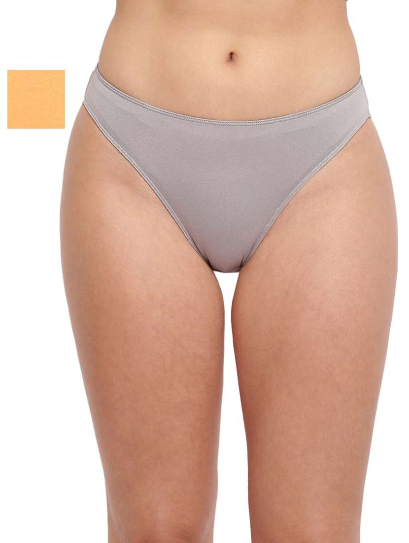 women solid cotton panty combo