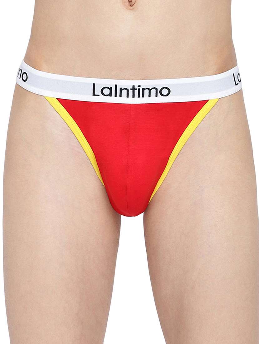 men solid low rise hipster briefs 