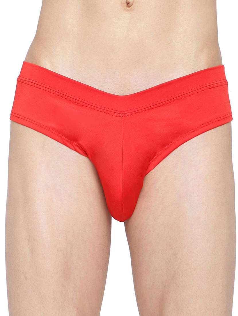 men solid low rise hipster briefs 