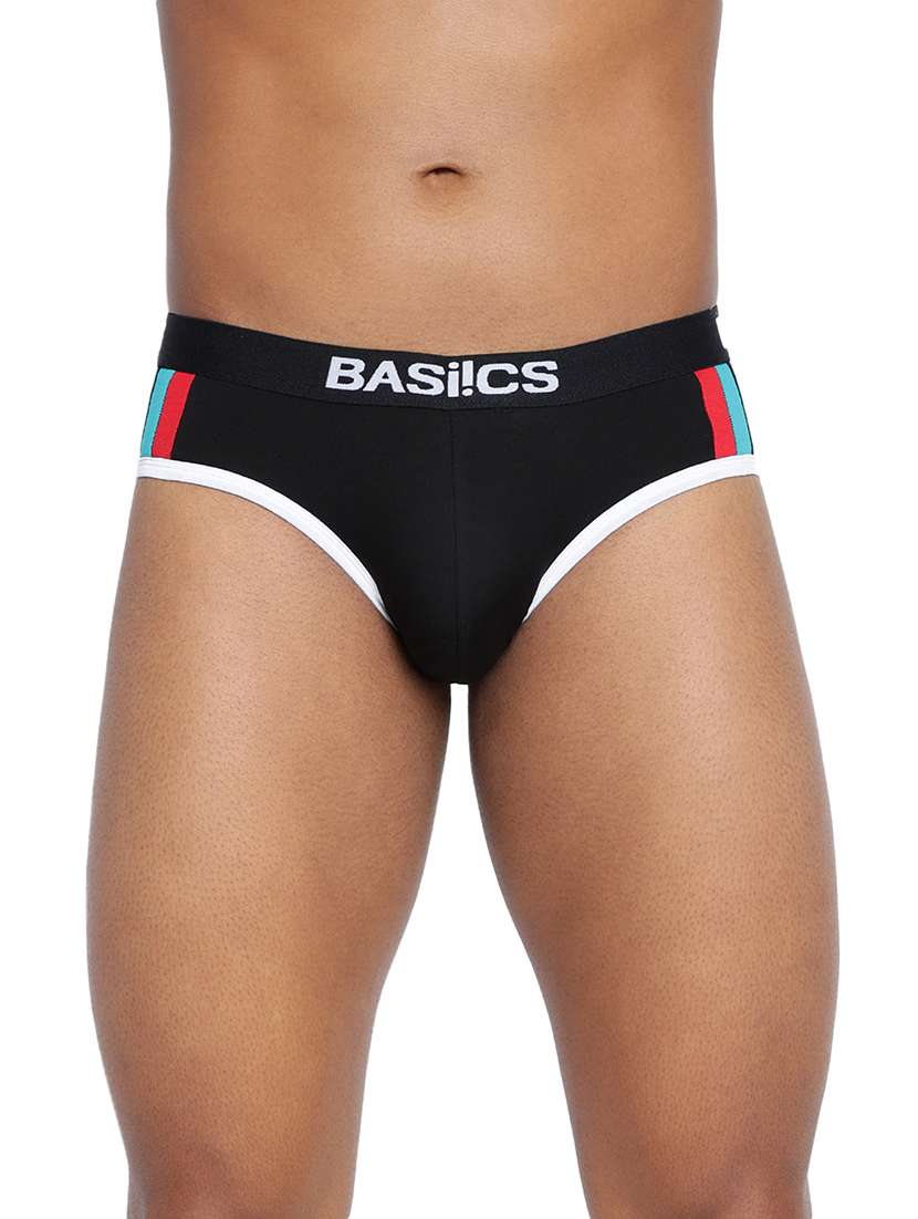 men solid low rise hipster briefs