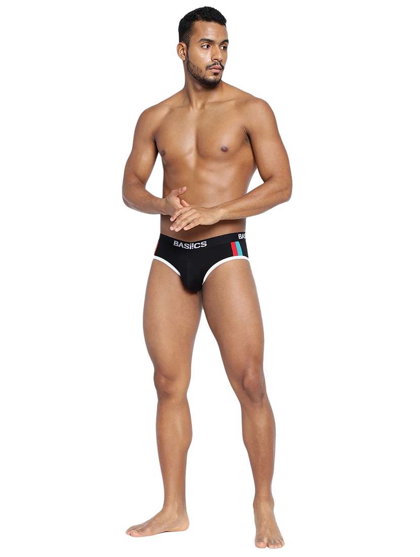 men solid low rise hipster briefs - 21679552 -  Standard Image - 3