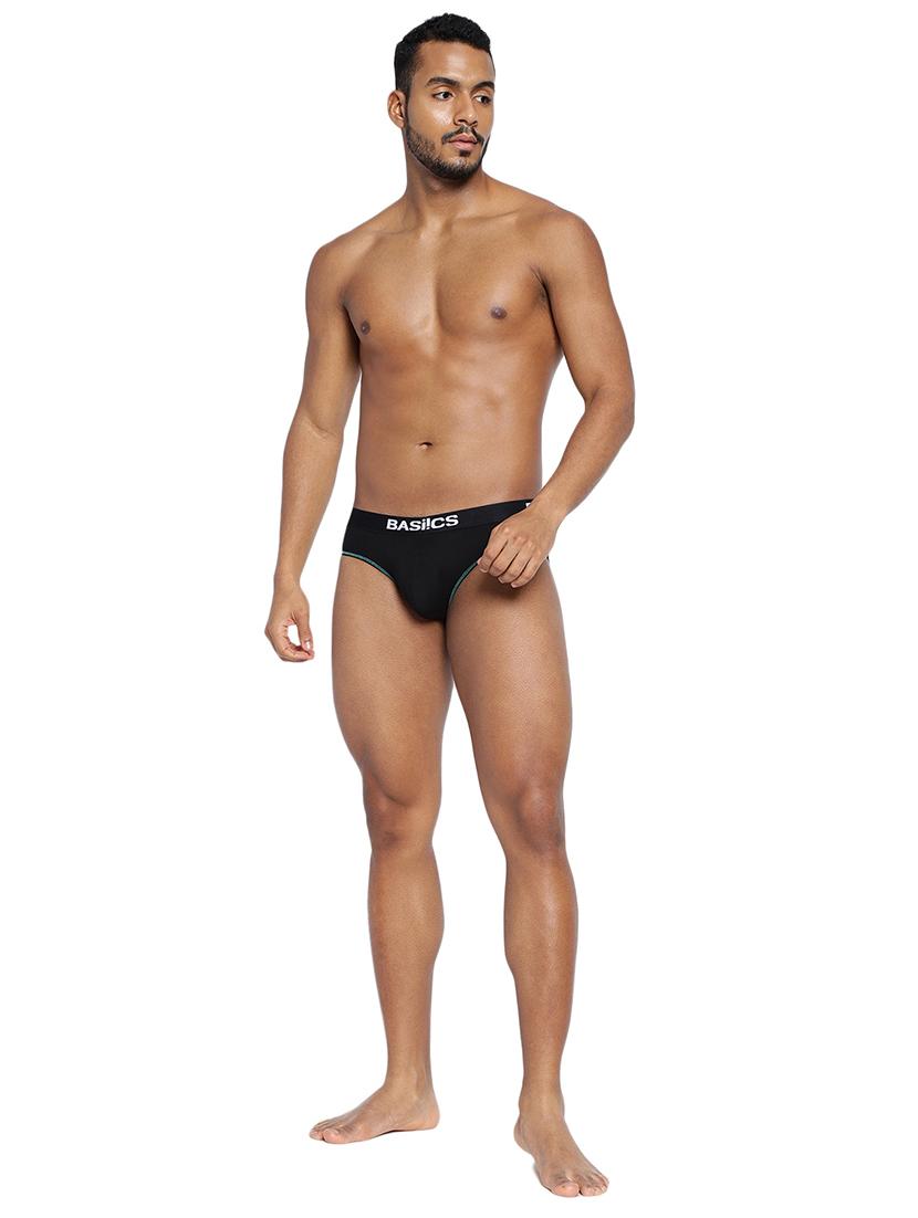 men solid low rise hipster briefs - 21679558 - Standard Image - 3