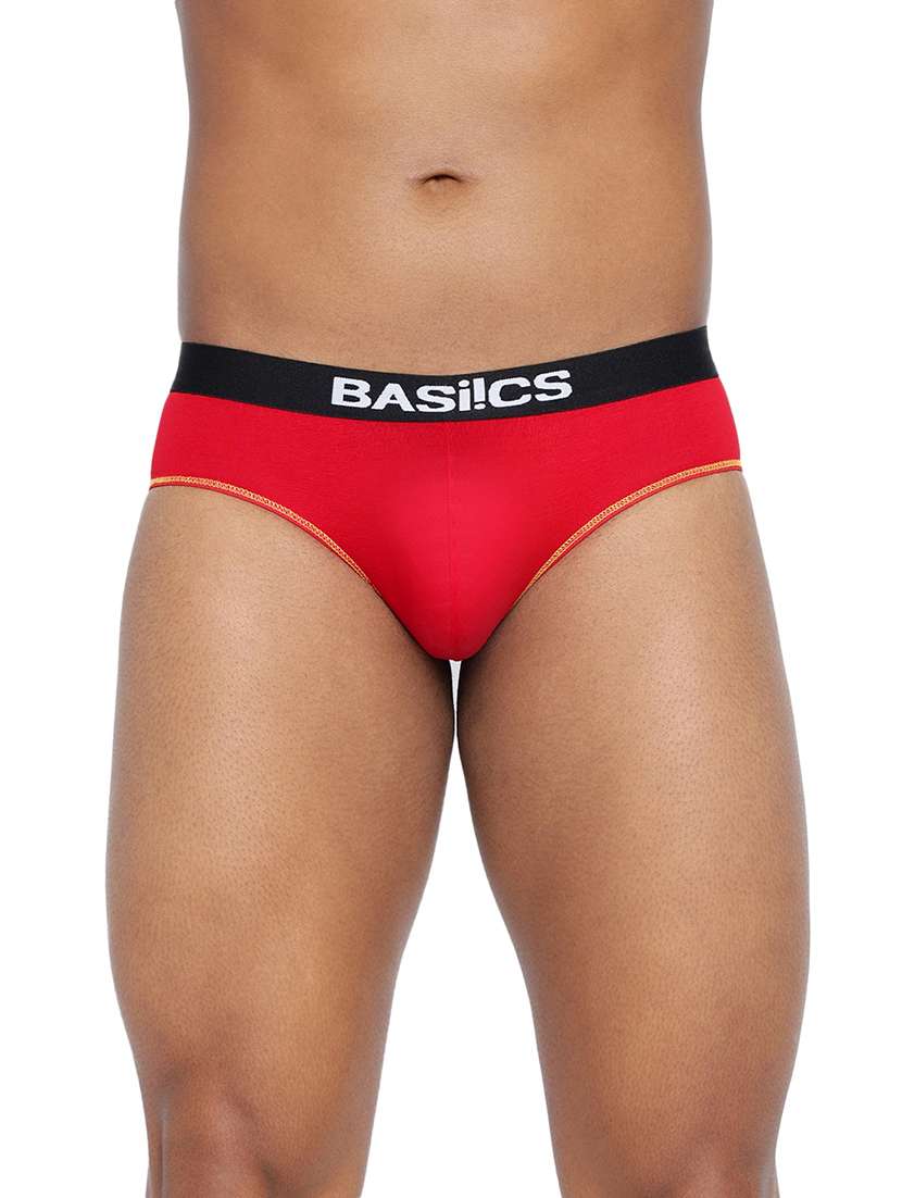 men solid low rise hipster briefs