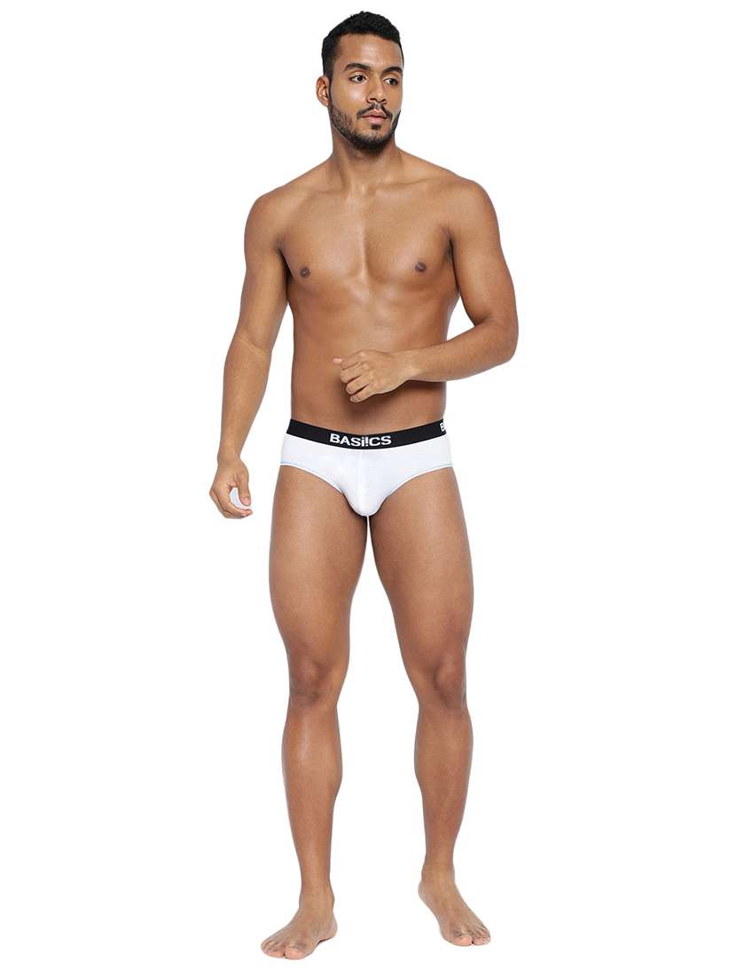 men solid low rise hipster briefs - 21679561 -  Standard Image - 3