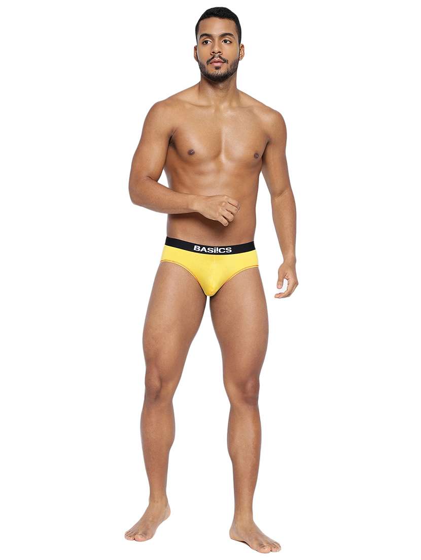 men solid low rise hipster briefs - 21679562 -  Standard Image - 3