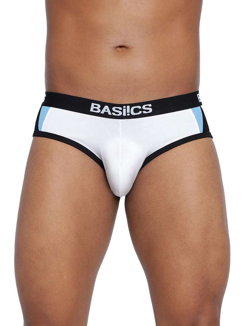 men solid low rise hipster briefs