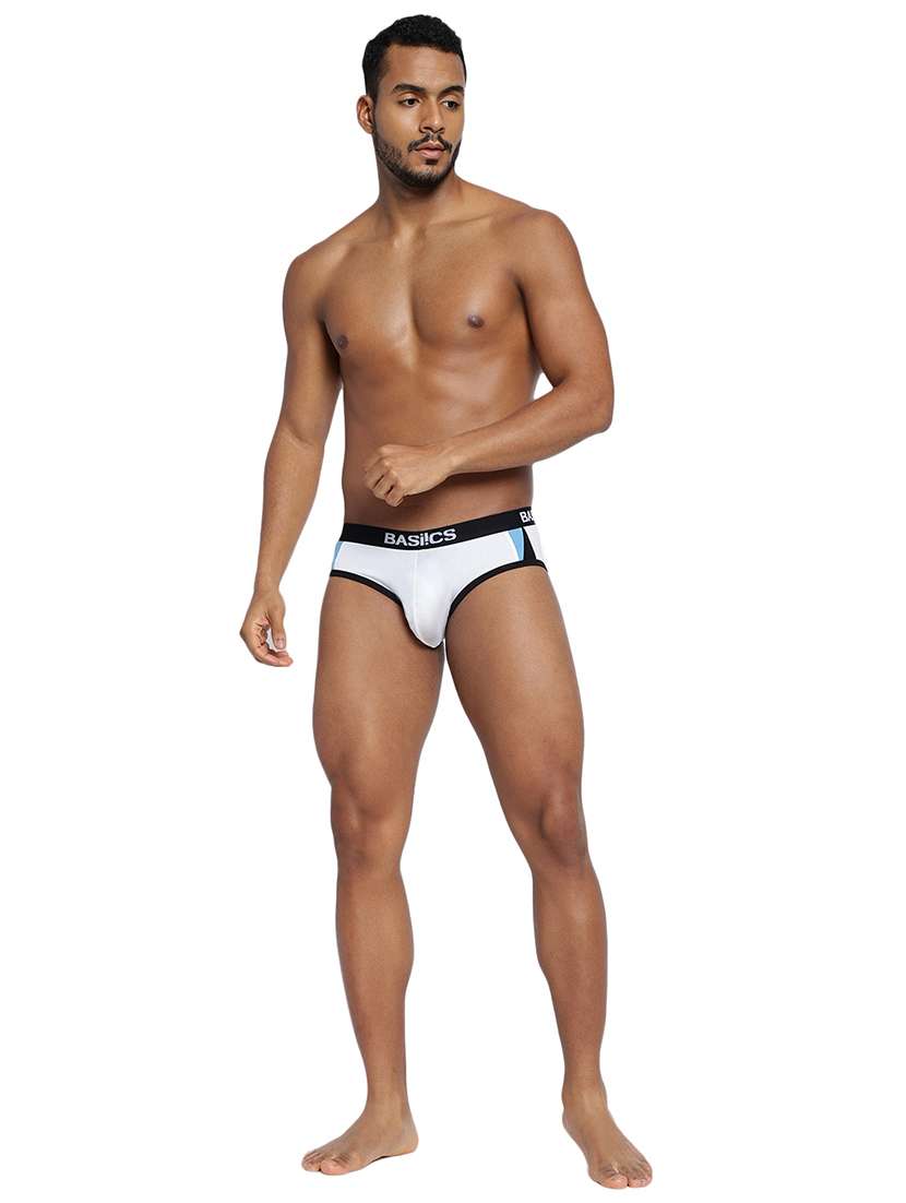 men solid low rise hipster briefs - 21679579 -  Standard Image - 3