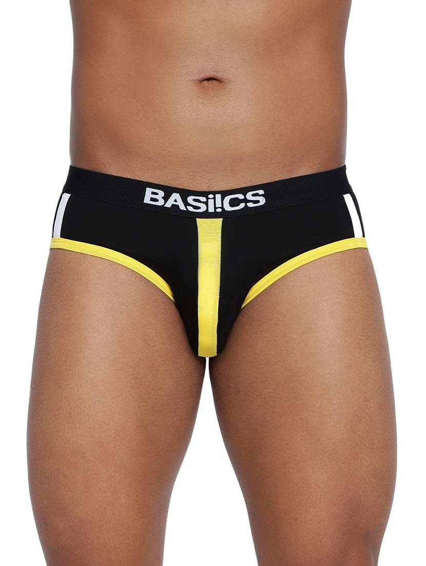 men color block low rise hipster briefs