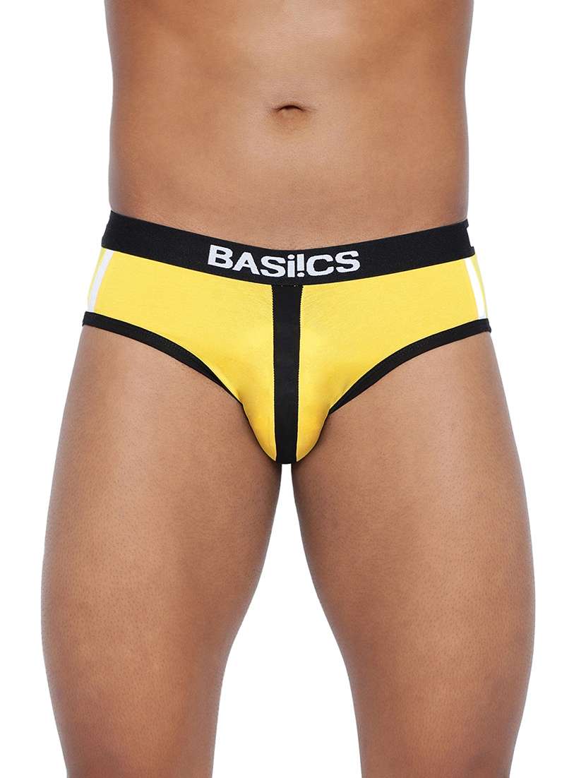 men color block low rise hipster briefs