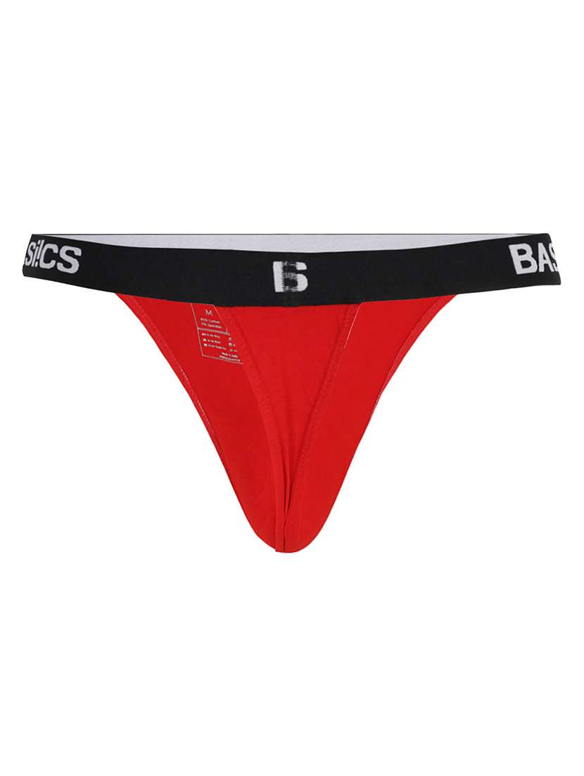 men solid low rise thongs briefs - 21679600 -  Standard Image - 3