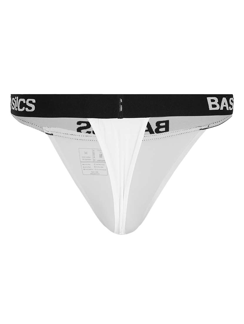 men solid low rise thongs briefs - 21679602 -  Standard Image - 3