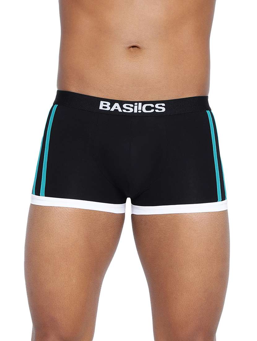 men solid low rise trunks